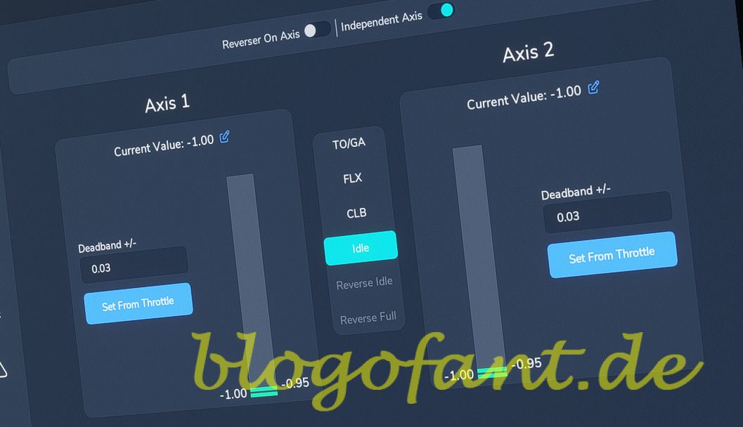 FBW Setting Idle