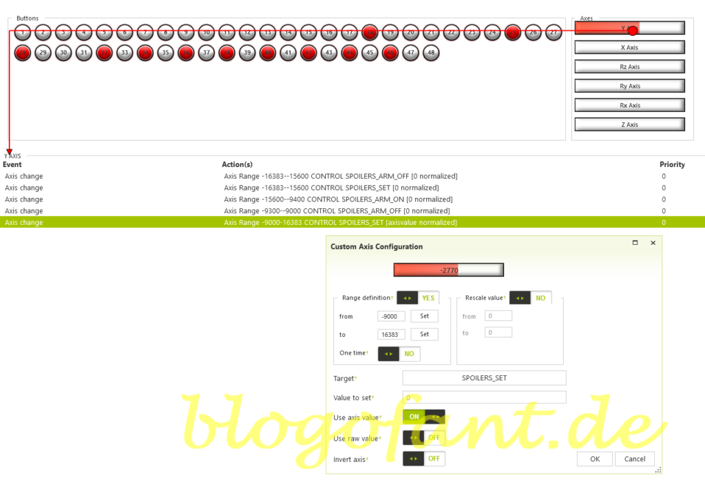 Spad.Next Button Y Axis