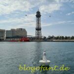 Seilbahn und Hafen von Barcelona