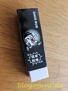 Reinigungsradiergummi für Schuhe