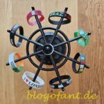 Schmuck Display Halter, 2-stufig drehbar